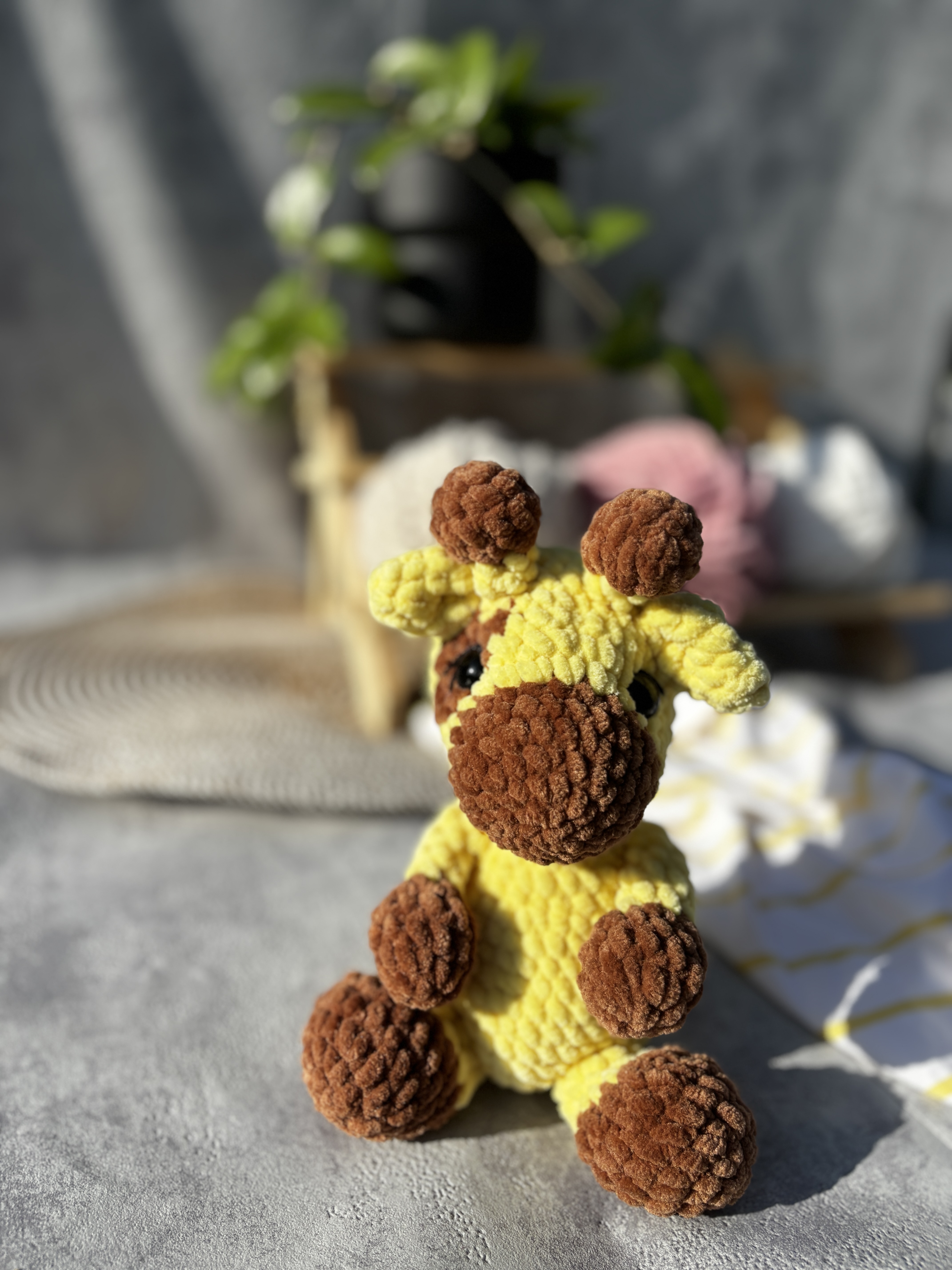 Háčkovaná Žirafka